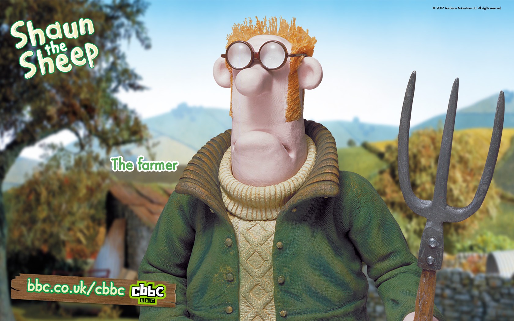 壁纸1680×1050幽默动画 小羊肖恩 Shaun Th