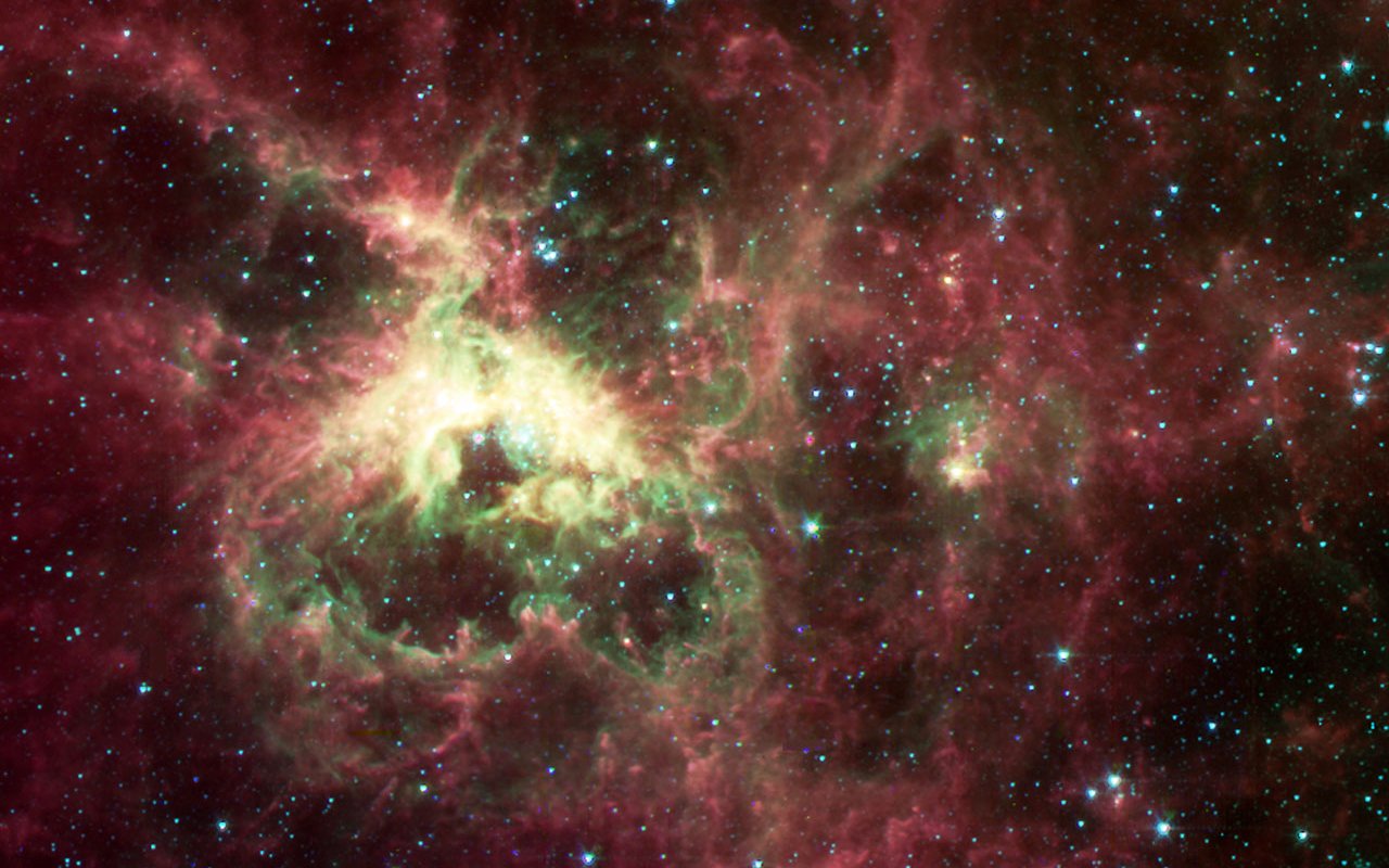 壁纸1280 800还原真实的宇宙nasa星体和星系壁纸the Tarantula Nebula 蜘蛛星云壁纸下载壁纸 还原真实的宇宙nasa星体和星系 壁纸壁纸图片 风景壁纸 风景图片素材 桌面壁纸