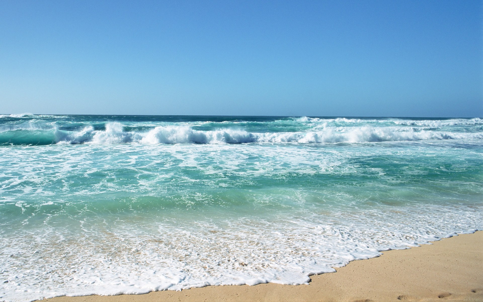 夏威夷 壁纸-夏威夷的碧海蓝天hawaii 夏威夷海滩图片清澈海水波浪