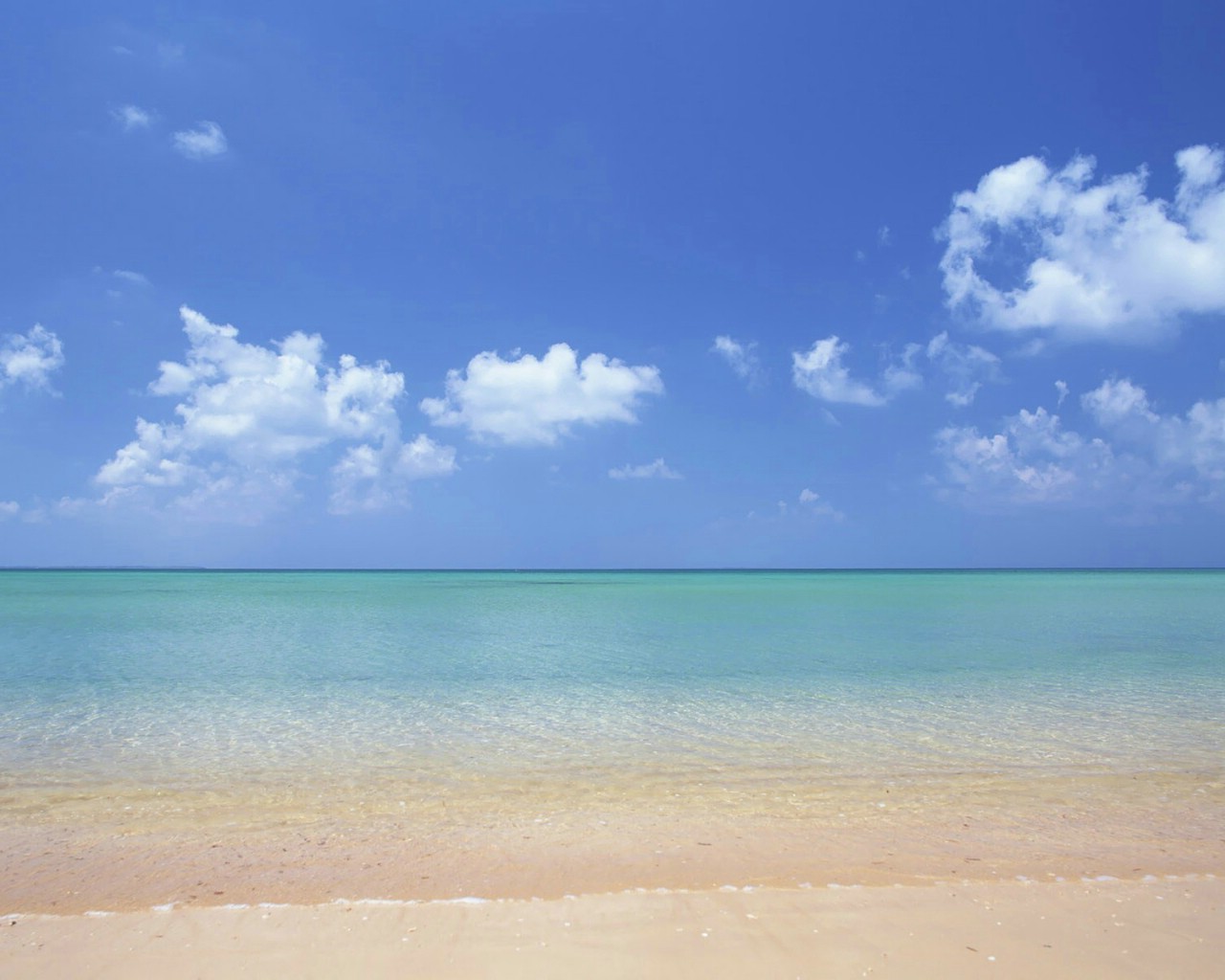 唯美自然风景 蓝天碧海 沙滩 海洋 唯美风景… - 堆糖，美图壁纸兴趣社区