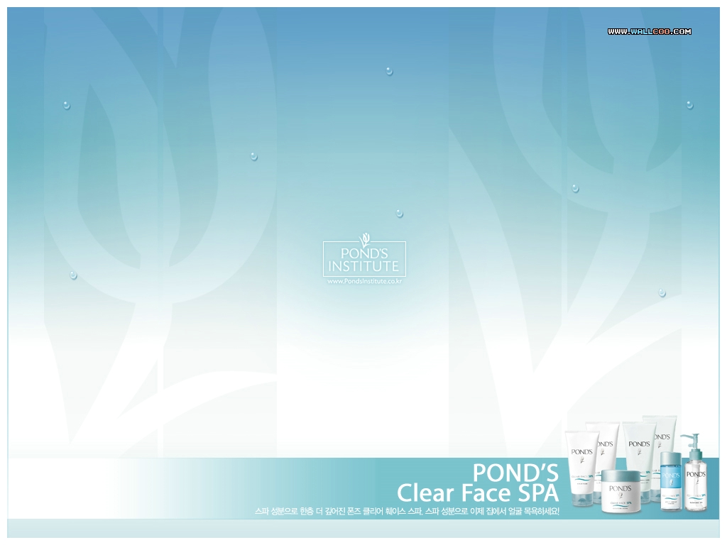 Pond s 旁氏护肤品广告壁纸 Pond s广告设计壁