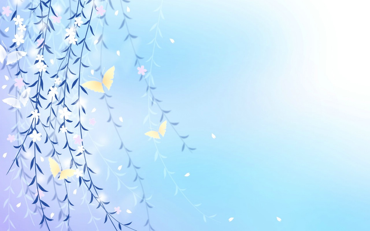 壁纸1280×800简洁系 花卉图案背景图片壁纸