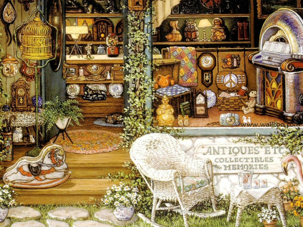 壁纸1024×768欢迎到我的花园来 Janet Krusk