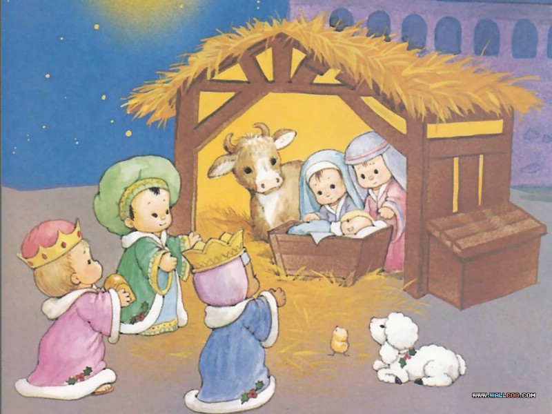 壁纸800×600圣诞节的来历 耶稣基督出生的圣