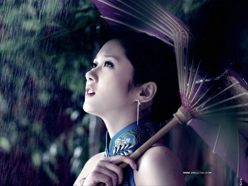 壁纸800×600韩国女星 Jang Nara 张娜拉旗袍