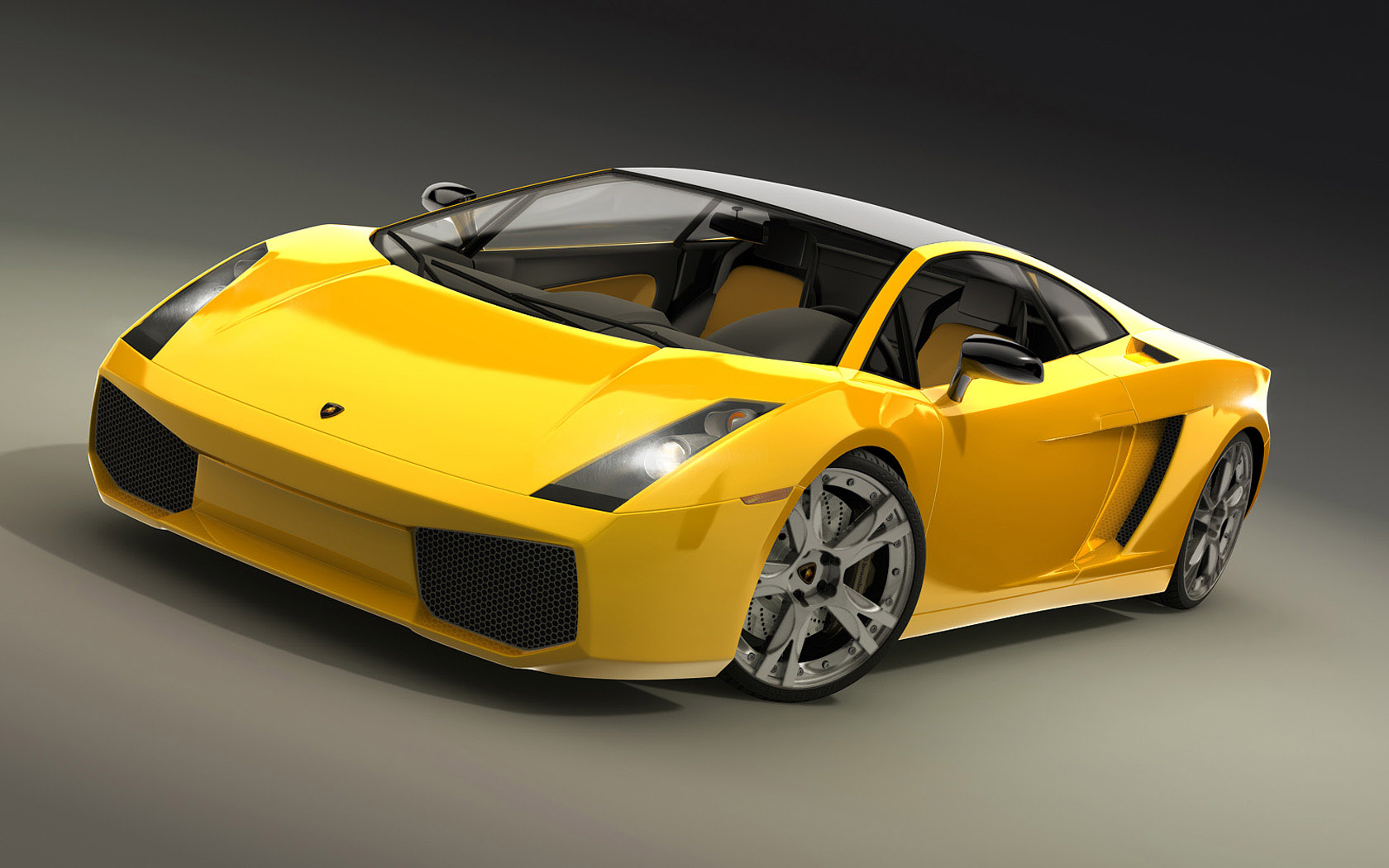 黄色色兰博基尼跑车 Lamborghini Gallardo SE