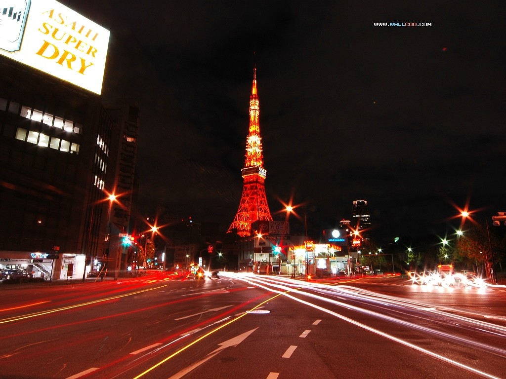 壁纸1024 768东京夜景日本东京铁塔一日本东京铁塔图片japan Travel Tokyo Tower Photos壁纸 东京夜景日本东京铁塔 一 壁纸图片 人文壁纸 人文图片素材 桌面壁纸