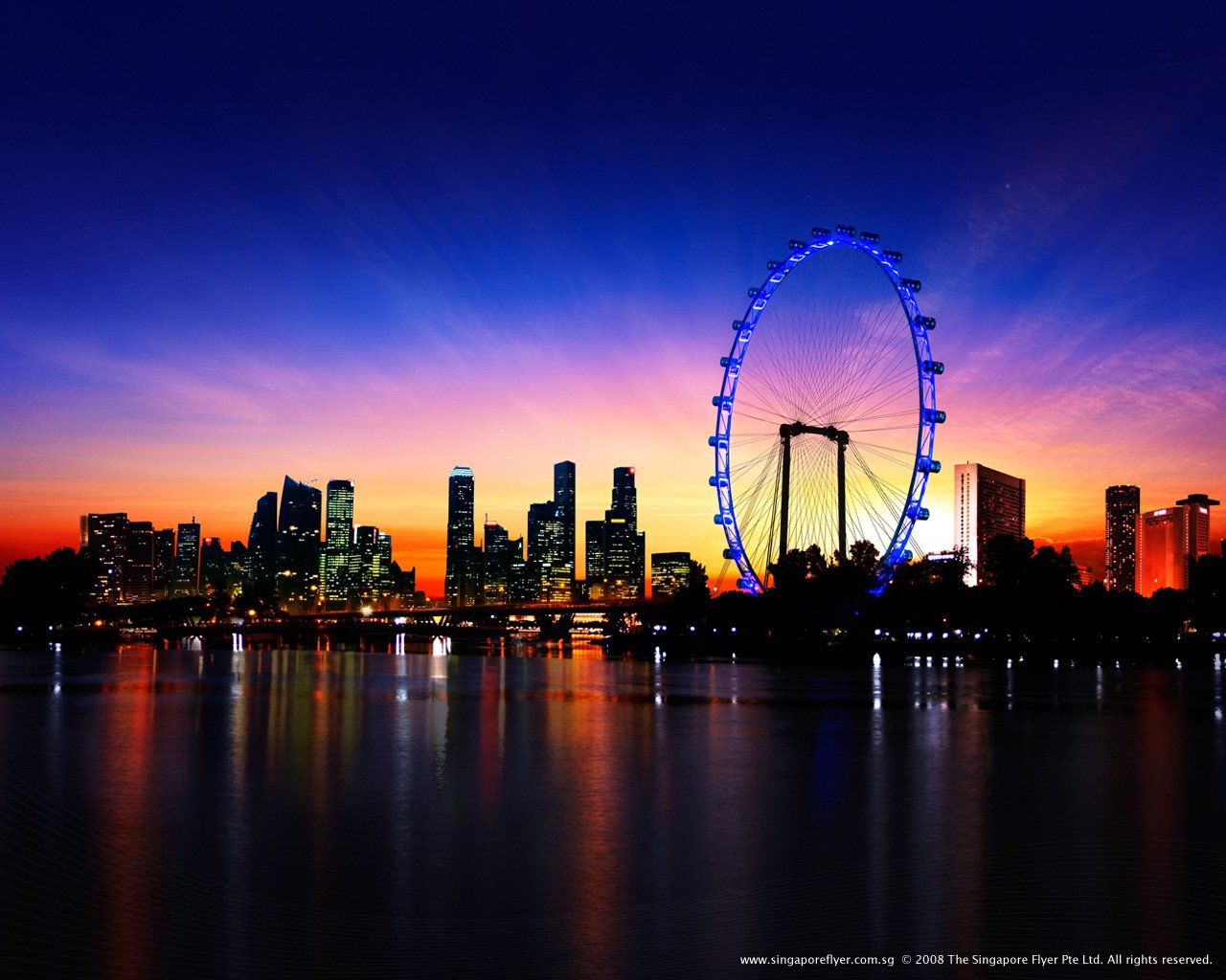 2023新加坡摩天观景轮游玩攻略,美翻的夜景（但我拍得很渣+_+...【去哪儿攻略】
