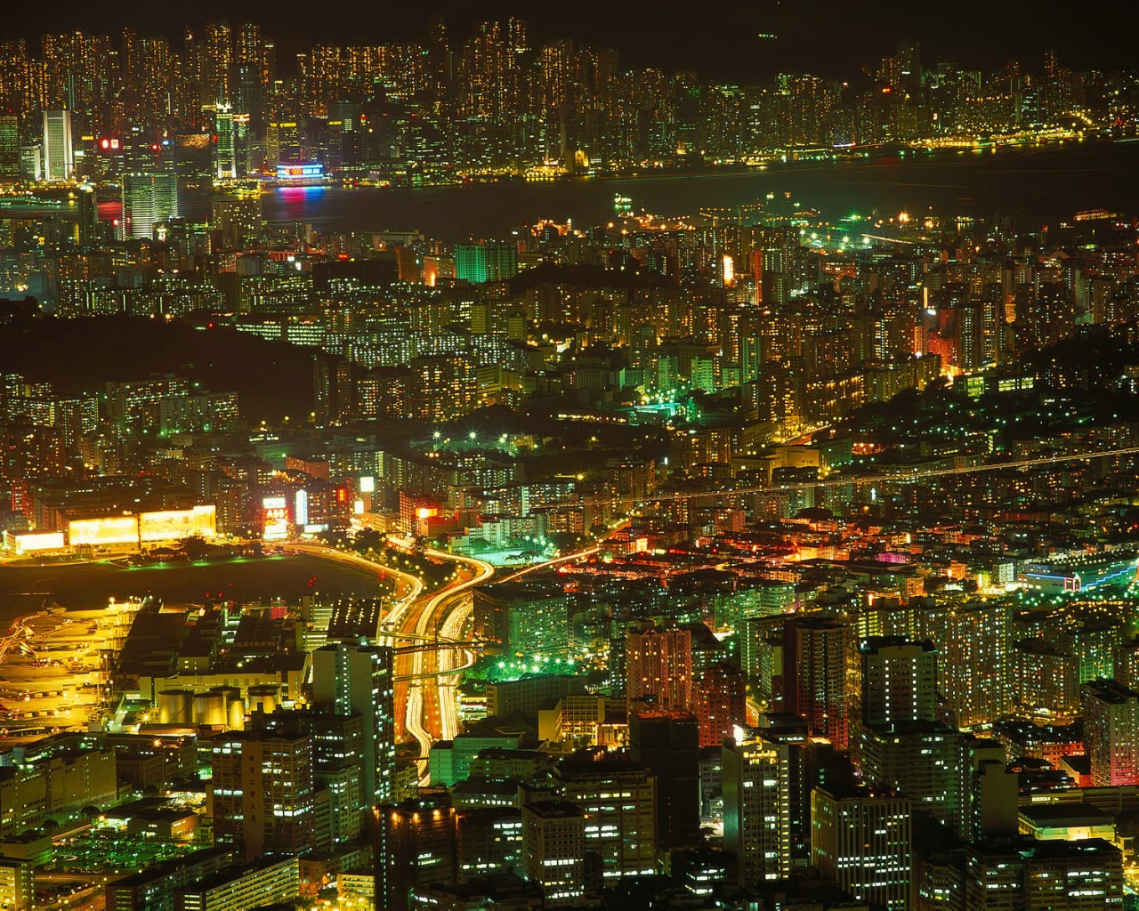 香港九龙区夜景HongKong Travel Hongkong N