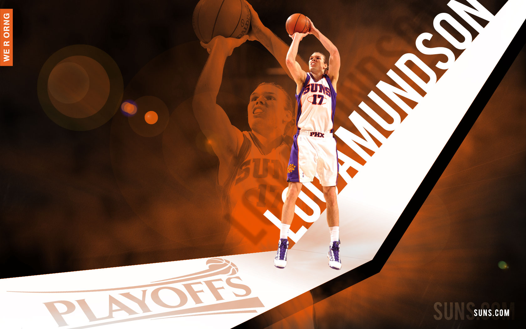 2010NBA季后赛壁纸 菲尼克斯太阳 Louis Amu