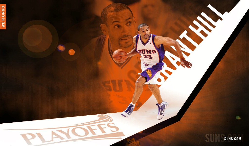 2010NBA季后赛壁纸 菲尼克斯太阳 Grant Hill 桌