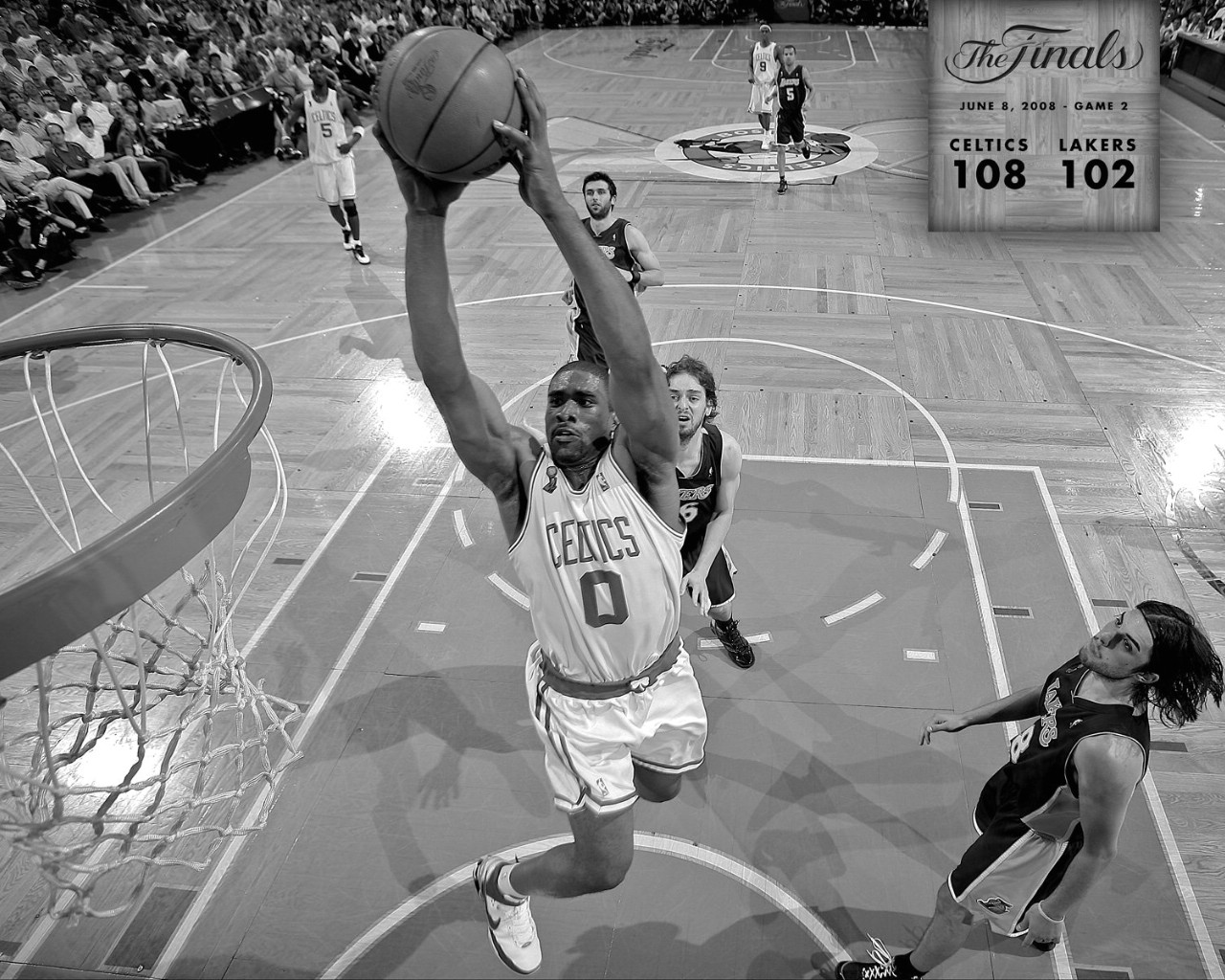 NBA 官方桌面壁纸 08年NBA总决赛桌面壁纸