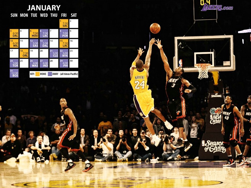 洛杉矶湖人 2010NBA季后赛和总决赛冠军壁纸