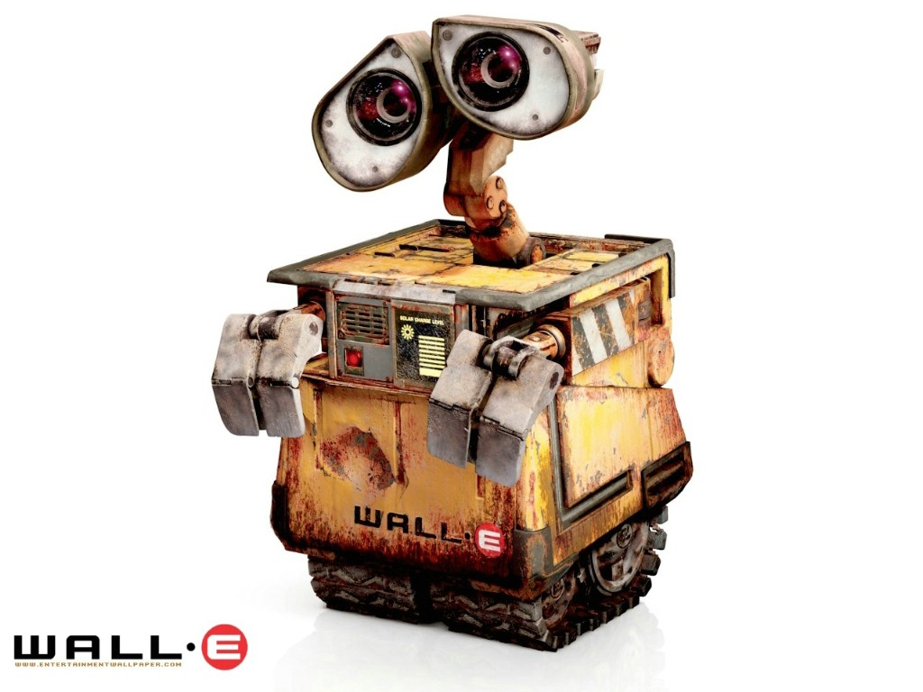 壁纸1024×768可爱 WALL E 机器人瓦力 壁纸